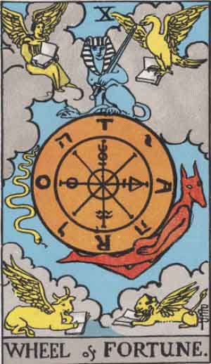 Wheel of Fortune tarot card