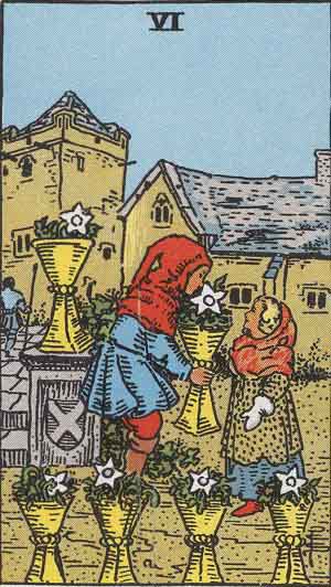 Six of Cups tarot card