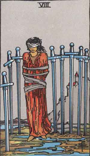 Eight of Swords tarot card